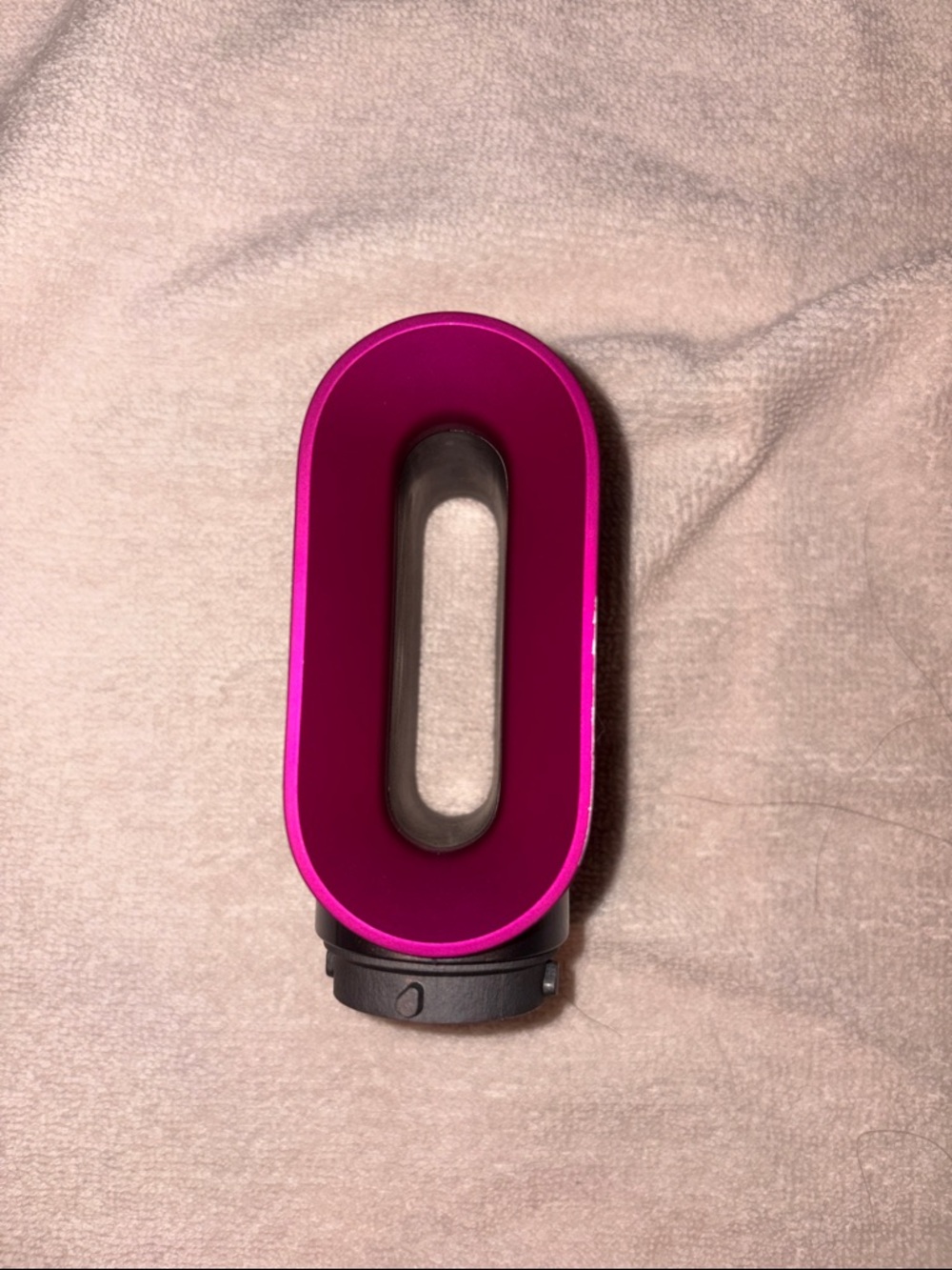 Dyson Metallic Gray and Magenta Styling Attachment